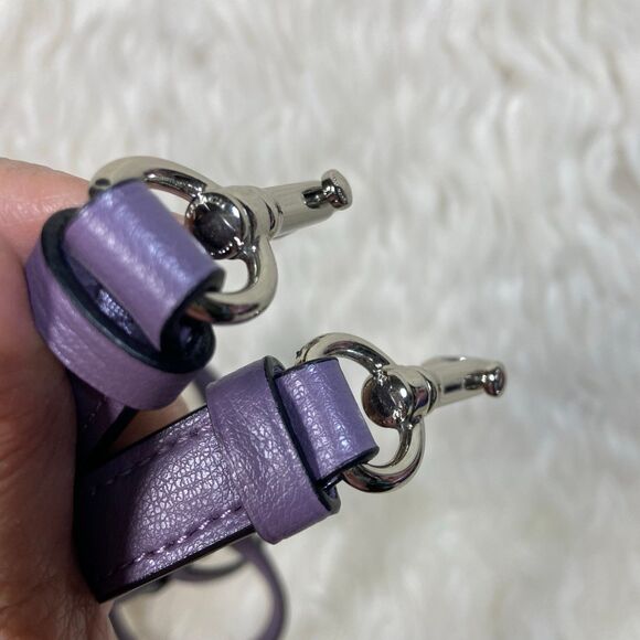 Purple Coach Replacement Strap with Sliver Hardware - Picture 2 of 6